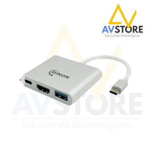 ADAPTADOR USB-C A USB-C + HDMI 4K + USB3.0